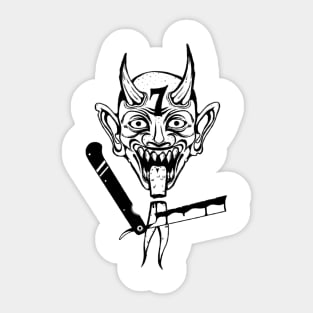 Silent demon Sticker